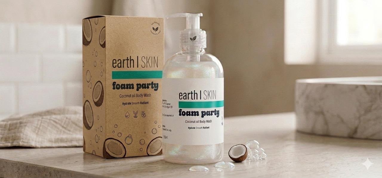 Foam Party foam party coconut oil body wash - Image 2